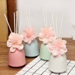 Ceramic Aroma Pot Reed Diffuser Set of 2 - Homey Ceramic