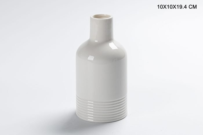off-white Flower Vases for Pampas Grass