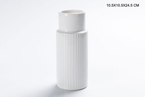 Ceramic Ribbed Vases