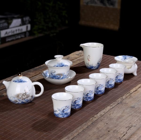 Celadon tea set