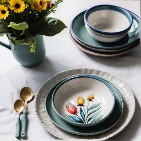 Hand-made dinnerware sets