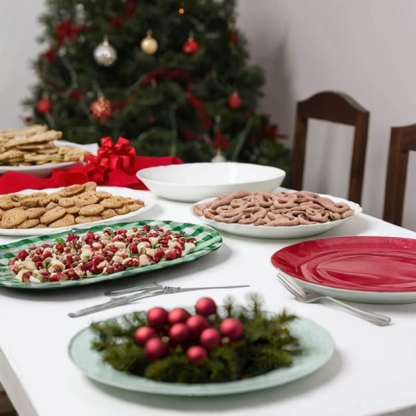 Serving platters for Christmas