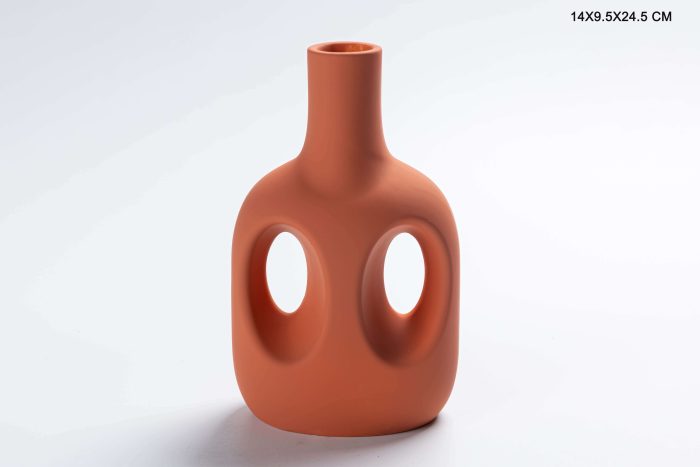 Red Porcelain Vase