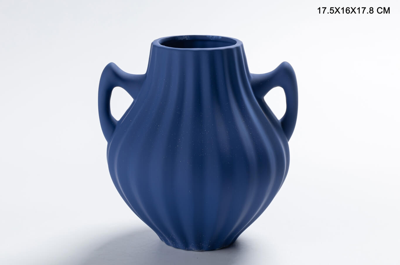ceramic vase blue