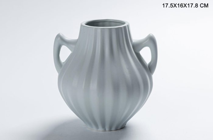 ceramic vase green