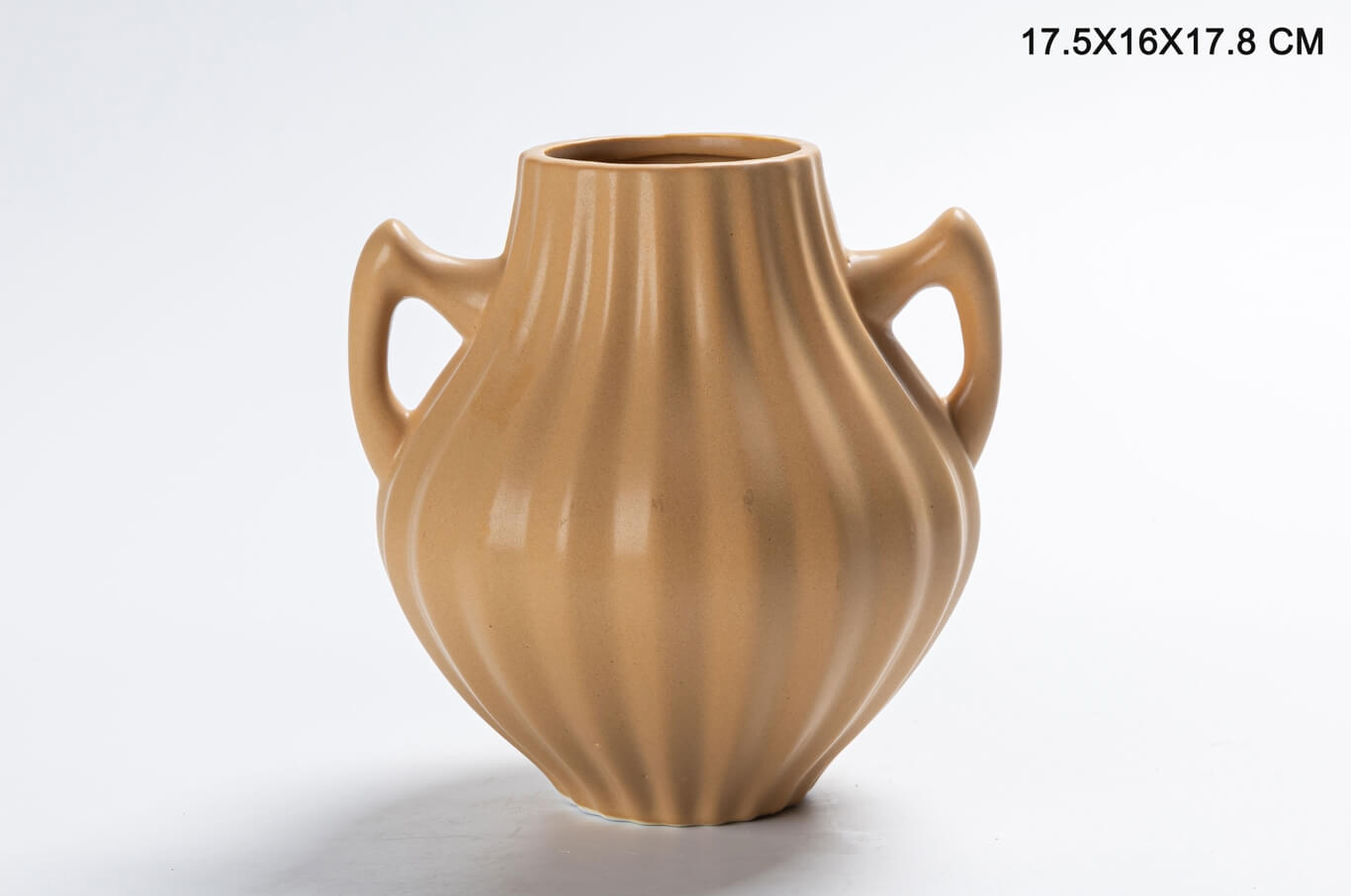 ceramic vase orange