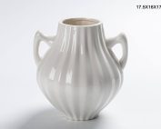 white ceramic vase