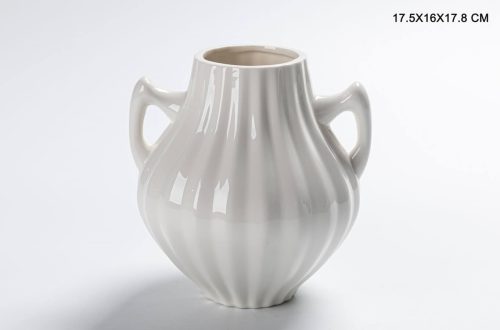 white ceramic vase