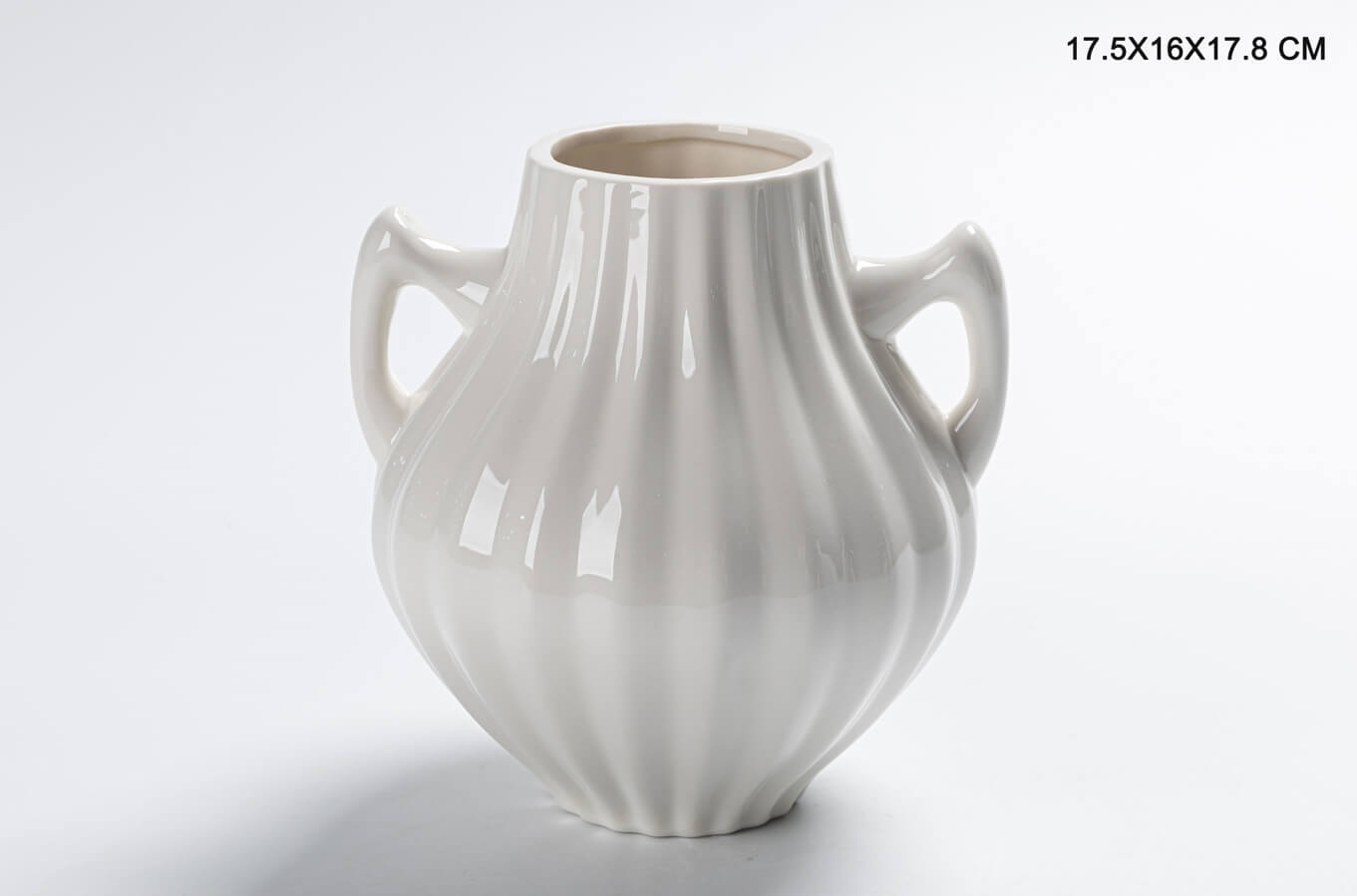 white ceramic vase