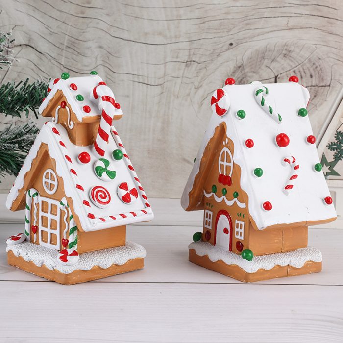 Ceramic Gingerbread Christmas House