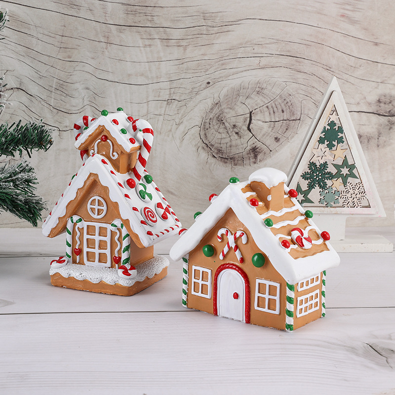 Ceramic Gingerbread Christmas House for Sale