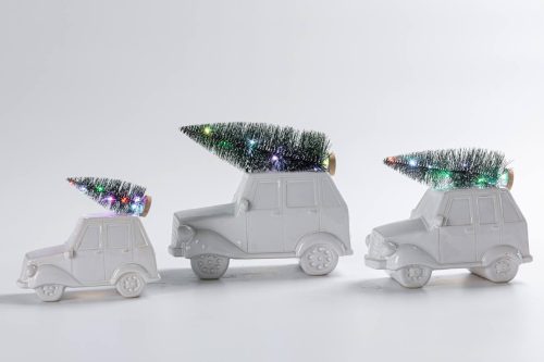 Chritmas Truck With Tree Light
