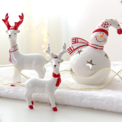 Custom Handcrafted Ceramic Reindeer for Christmas