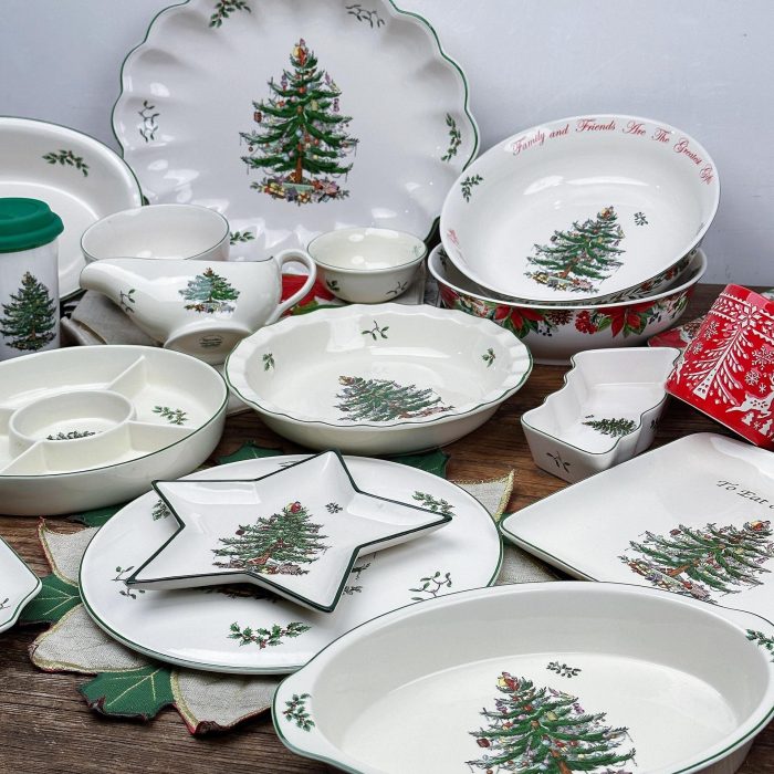 Festive Ceramic Christmas Tableware Collection