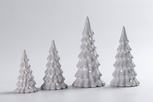 White Cute Ceramic Christmas Trees Wholesale