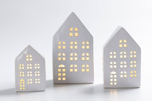 White Porcelain Houses