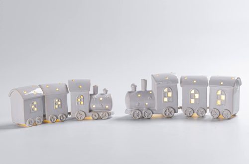 nodic ceramic train with LED lights