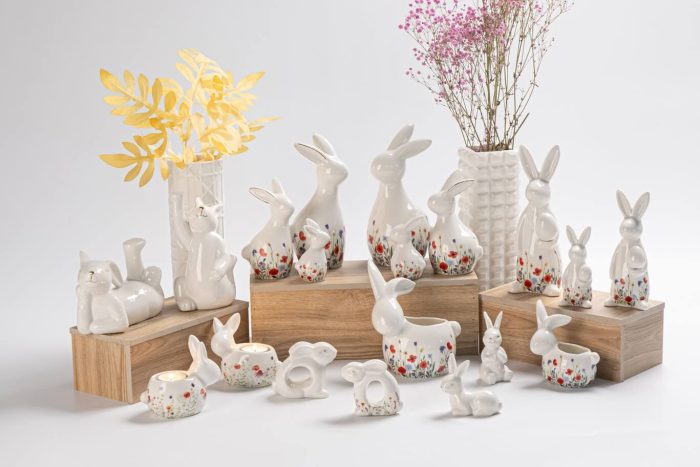 Charming Floral and Bunny Ceramic Collection For Easter 2025 - Image 3