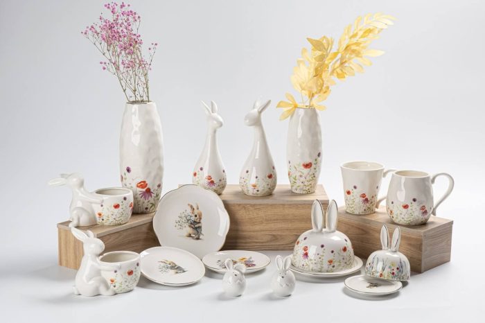 Easter tableware