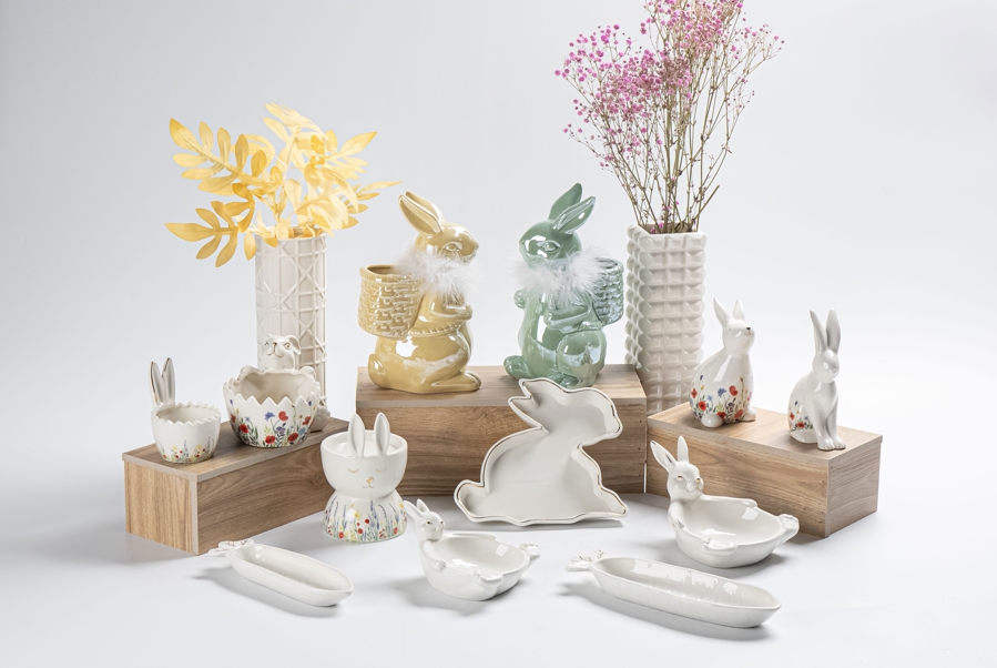 Best Selling Pottery Items:ceramic Easter collection