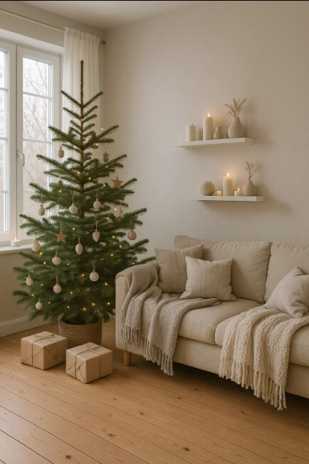 Scandinavian Christmas Living Room Ideas from Scandinavian Christmas Decor Distributors