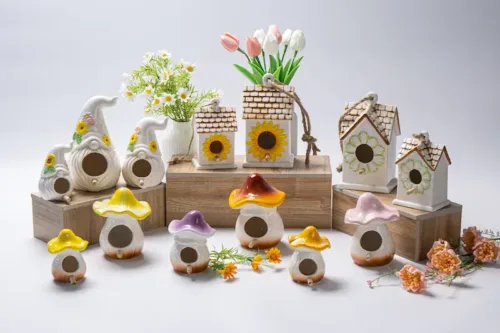 Wholesale ceramic spring décor for retail and events