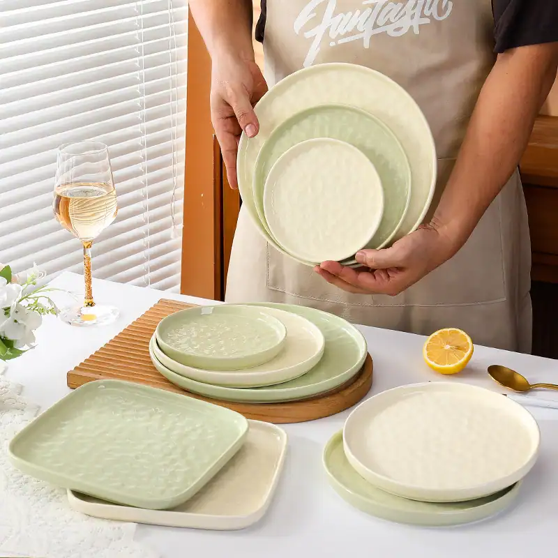 custom dinner plates in premium ceramic