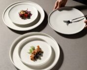 Elegant custom dinner plates with different sizes