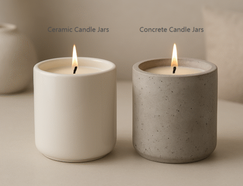 Ceramic vs Concrete Candle Jars: Differences & Which One to Choose for 2026