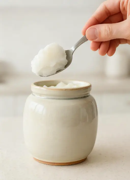Removing leftover wax from a candle jar,Use a spoon to gently scrape away any remaining wax