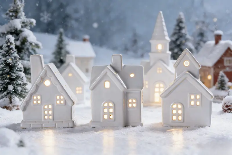 Christmas village decorations