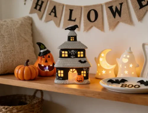 Ceramic Haunted House: A Family-Friendly Way to Light Up Halloween