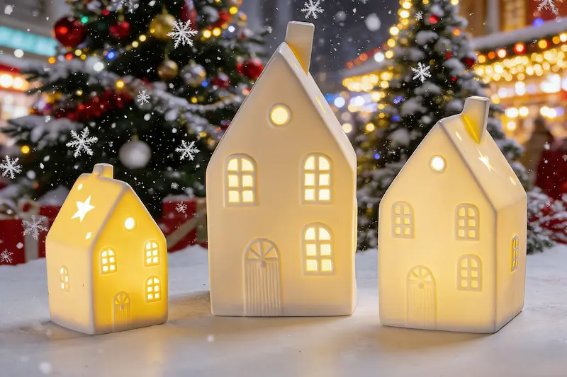 ceramic houses Christmas