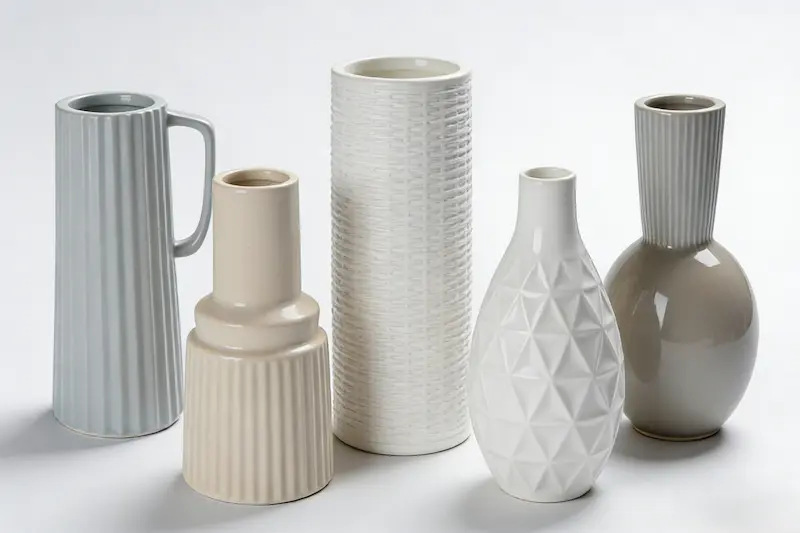 Ceramic boho vase collection for wholesale home décor buyers