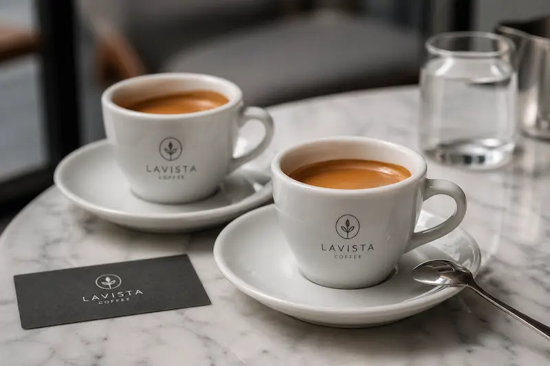elegant custom ceramic espresso cups