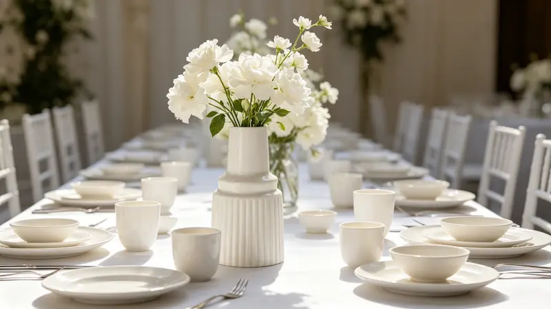 Modern Ceramic Designs for Wedding Themes