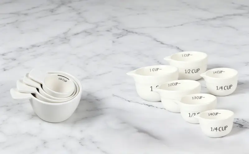 Private Label Ceramic Measuring Cups