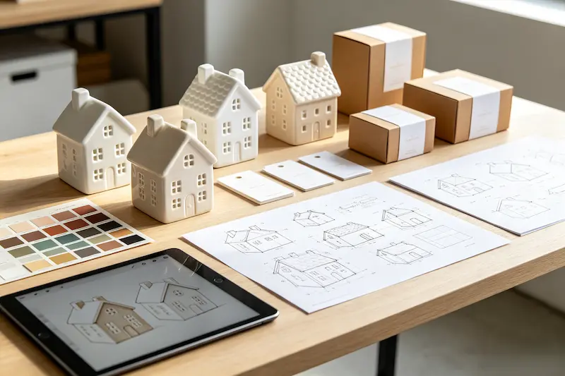 Creative development process for private label ceramic products