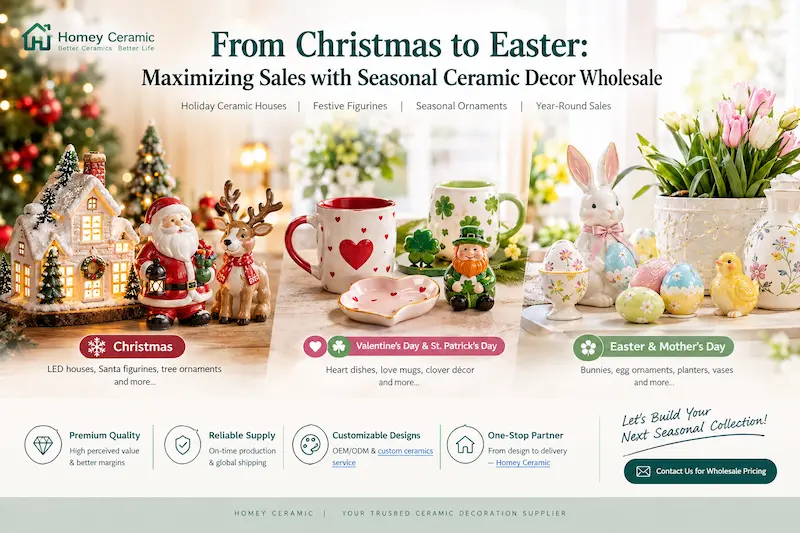 Seasonal Ceramic Décor Collection