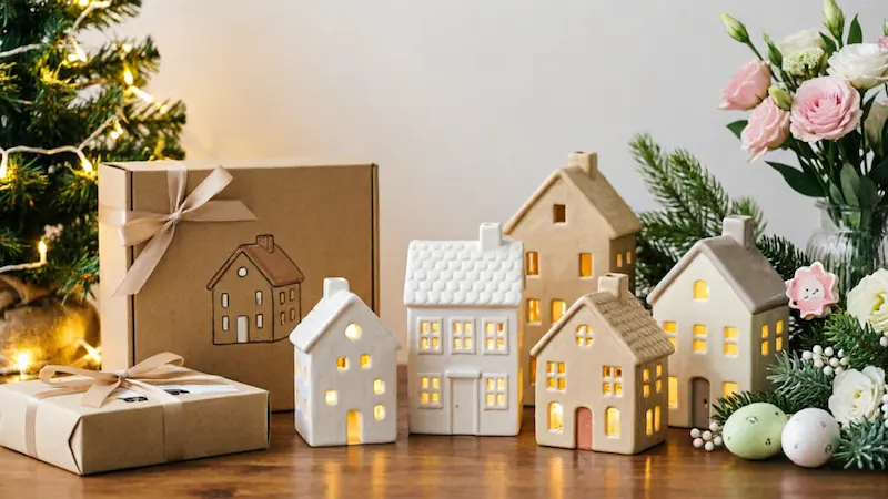 ceramic house gift set wholesale